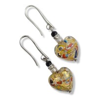 MVE141017-Krystal-Rocks-Murano-Heart-Earrings-Clear-Multi-Gold-14mm