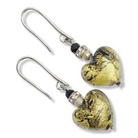 MVE141020-Krystal-Rocks-Murano-Heart-Earrings-Gold-Black-14mm