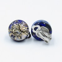 MVEC1004-Krystal-Rocks-Authentic-Murano-Glass-Clip-Earrings-Blue-Black-Gold-2
