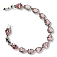 ZCB1001R-krystal-rocks-bracelet-grand-peardrop-rose